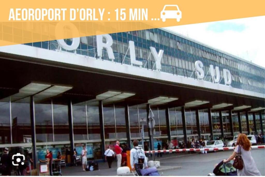 F2 Proche Gare - 5Min Rer Orly 15Min Juvisy-sur-Orge Extérieur photo